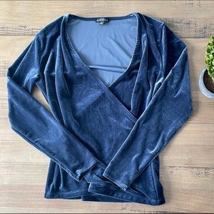 (LIKE NEW) J. Crew Merchantile Velvet Top (M)